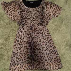 4/$25 As U Wish Leopard Print‎ Dress